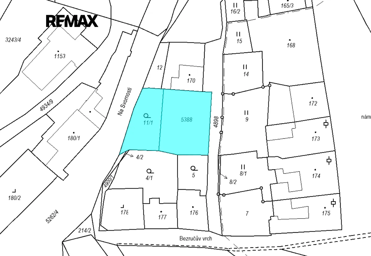 Prodej stavebního pozemku 693 m²